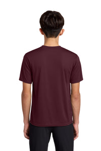 Port & Co Youth Performance Tee - Athletic Maroon Back