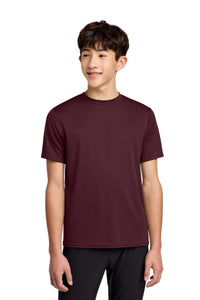 Port & Co Youth Performance Tee - Athletic Maroon