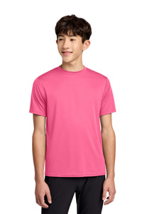 Port & Co Youth Performance Tee - Neon Pink