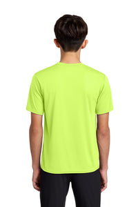 Port & Co Youth Performance Tee - Neon Yellow Back