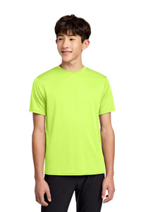 Port & Co Youth Performance Tee - Neon Yellow