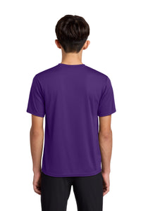 Port & Co Youth Performance Tee - Team Purple Back