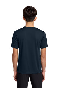 Port & Co Youth Performance Tee - True Navy Back