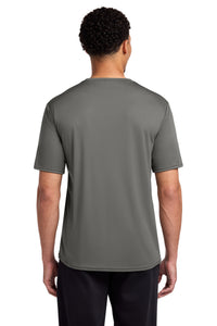 Port & Co Performance Tee - Grey Concrete Back
