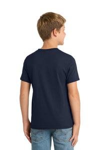 Port & Co Youth Performance Blend Tee - Deep Navy Back