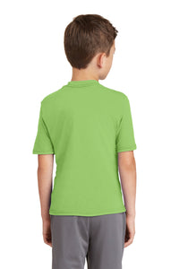 Port & Co Youth Performance Blend Tee - Lime Back
