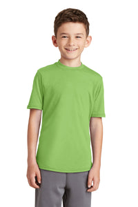 Port & Co Youth Performance Blend Tee - Lime