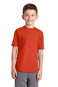 Port & Co Youth Performance Blend Tee - Orange