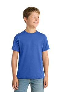 Port & Co Youth Performance Blend Tee - True Royal