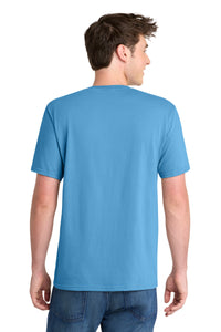 Port & Co Performance Blend Tee - Aquatic Blue Back