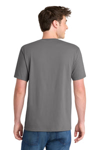Port & Co Performance Blend Tee - Medium Grey Back