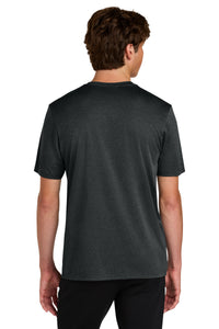 Port & Co Heather Performance Tee PC390 - Black Heather Back
