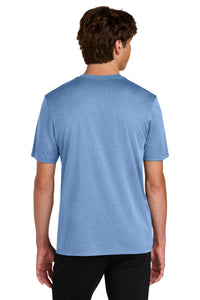 Port & Co Heather Performance Tee PC390 - Carolina Blue Heather Back