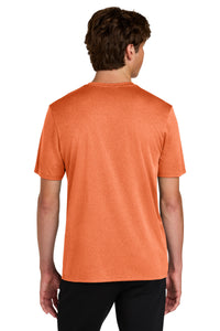 Port & Co Heather Performance Tee PC390 - Deep Orange Heather Back