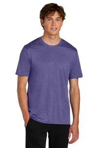 Port & Co Heather Performance Tee PC390 - Team Purple Heather