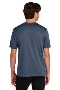 Port & Co Heather Performance Tee PC390 - True Navy Heather Back