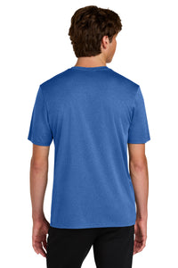 Port & Co Heather Performance Tee PC390 - True Royal Heather Back