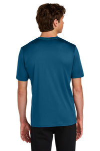 Port & Co Heather Performance Tee PC390 - Vintage Sapphire Back