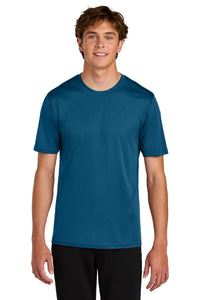 Port & Co Heather Performance Tee PC390 - Vintage Sapphire
