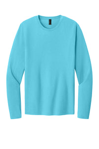 Port & Co Easy Cotton Long Sleeve Tee PC43LS - Aquatic Blue