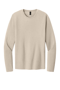 Port & Co Easy Cotton Long Sleeve Tee PC43LS - Light Sand