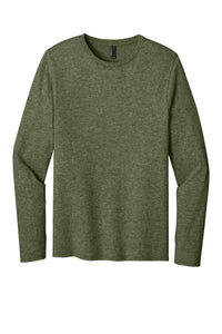Port & Co Easy Cotton Long Sleeve Tee PC43LS - Olive Drab Green Heather