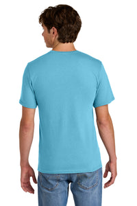 Port & Co Easy Cotton Tee PC43 - Aquatic Blue Back