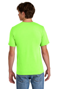 Port & Co Easy Cotton Tee PC43 - Neon Green Back