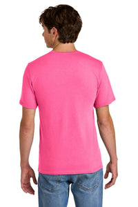 Port & Co Easy Cotton Tee PC43 - Neon Pink Back