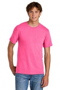 Port & Co Easy Cotton Tee PC43 - Neon Pink