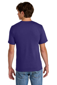 Port & Co Easy Cotton Tee PC43 - Team Purple Back