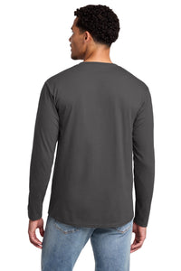 Port & Co Long Sleeve Fan Favorite Tee - Charcoal Back