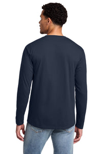 Port & Co Long Sleeve Fan Favorite Tee - Deep Navy Back