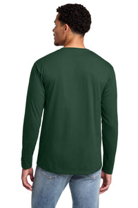 Port & Co Long Sleeve Fan Favorite Tee - Forest Green Back