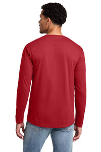 Port & Co Long Sleeve Fan Favorite Tee - Team Cardinal Back