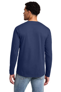 Port & Co Long Sleeve Fan Favorite Tee - Team Navy Back