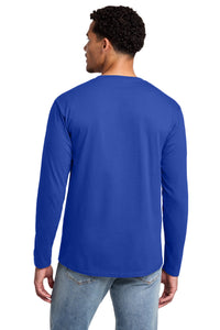Port & Co Long Sleeve Fan Favorite Tee - True Royal Back
