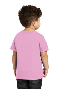 Port & Co Toddler Fan Favorite Tee - Candy Pink Back