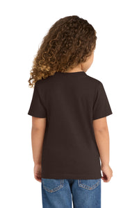 Port & Co Toddler Fan Favorite Tee - Dark Chocolate Brown Back