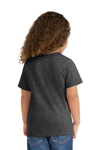 Port & Co Toddler Fan Favorite Tee - Dark Heather Grey Back