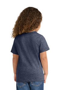 Port & Co Toddler Fan Favorite Tee - Heather Navy Back