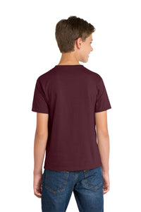 Port & Co Youth Fan Favorite Tee - Athletic Maroon Back