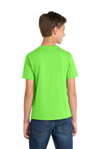 Port & Co Youth Fan Favorite Tee - Flash Green Back