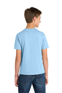 Port & Co Youth Fan Favorite Tee - Light Blue Back