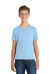 Port & Co Youth Fan Favorite Tee - Light Blue