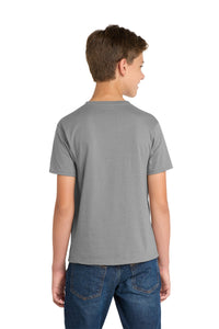 Port & Co Youth Fan Favorite Tee - Medium Grey Back