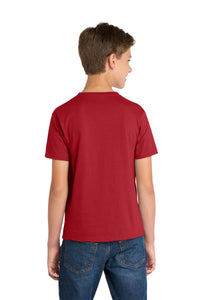 Port & Co Youth Fan Favorite Tee - Team Cardinal Back