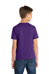 Port & Co Youth Fan Favorite Tee - Team Purple Back