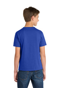 Port & Co Youth Fan Favorite Tee - True Royal Back