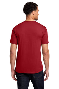Port & Co Fan Favorite Tee - Athletic Red Back